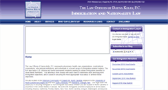 Desktop Screenshot of dkellyimmigrationlaw.com